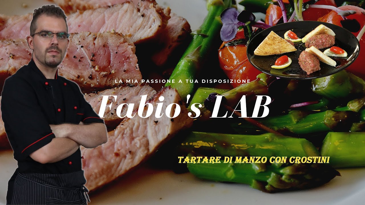 Semplicità in cucina.... #tartare di manzo con crostini😍