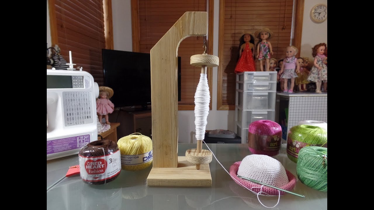 Make Your Own Thread Holder for Yarn or Crochet Thread