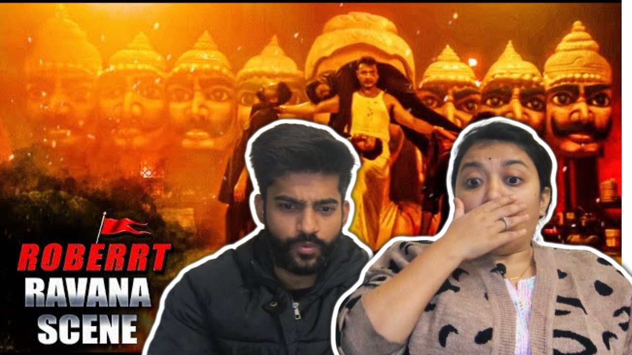 THIS IS WILD! 🔥 Roberrt Ravana Fight Scene REACTION and REVIEW | Darshan | D Boss