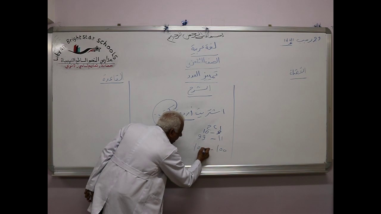 مادة اللغة العربية للصف الثامن الأساسي / تمييز العدد