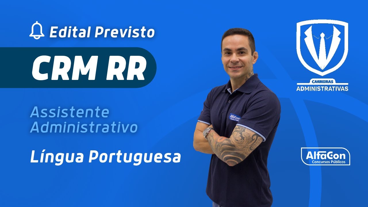 Concurso CRM RR - Assistente Administrativo do Conselho Regional de Medicina - Aula de Português