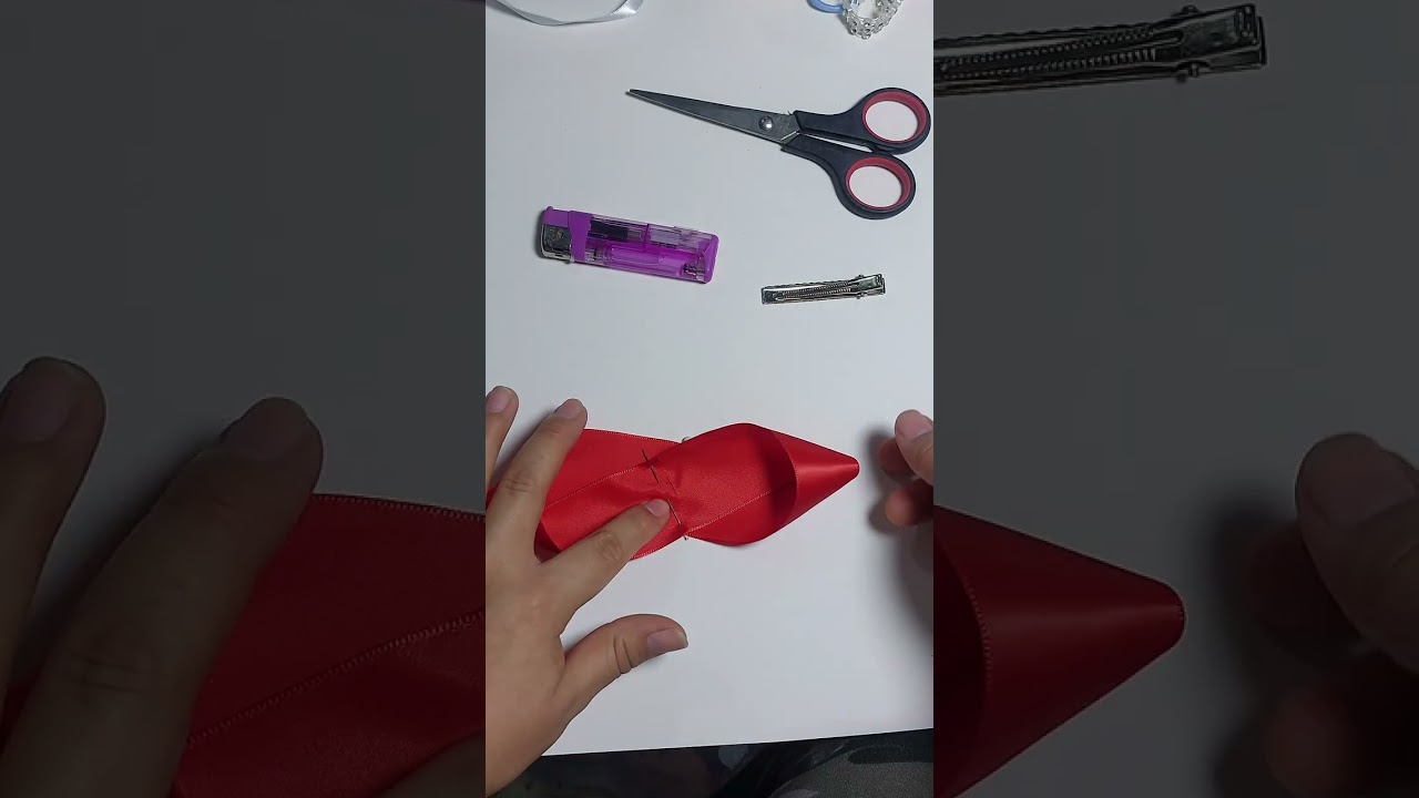 Tutorial de como realizar moño o lazo forma mariposa  para niñas