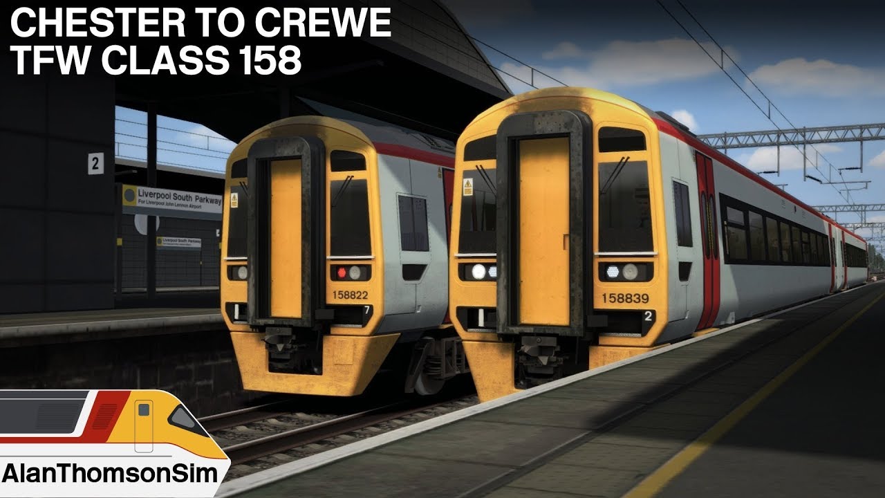 Train Simulator 2019: Class 158 TFW V2  Chester-Crewe