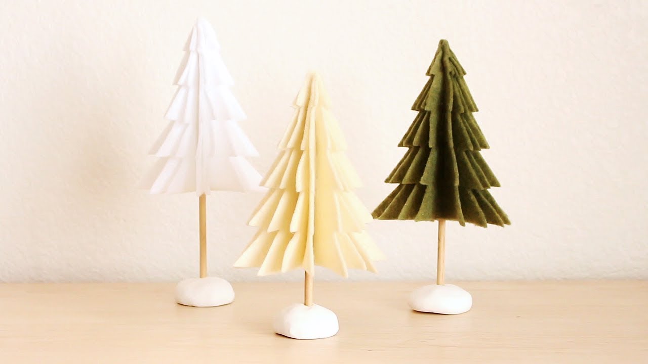 Day 7 | DIY Felt Christmas Trees