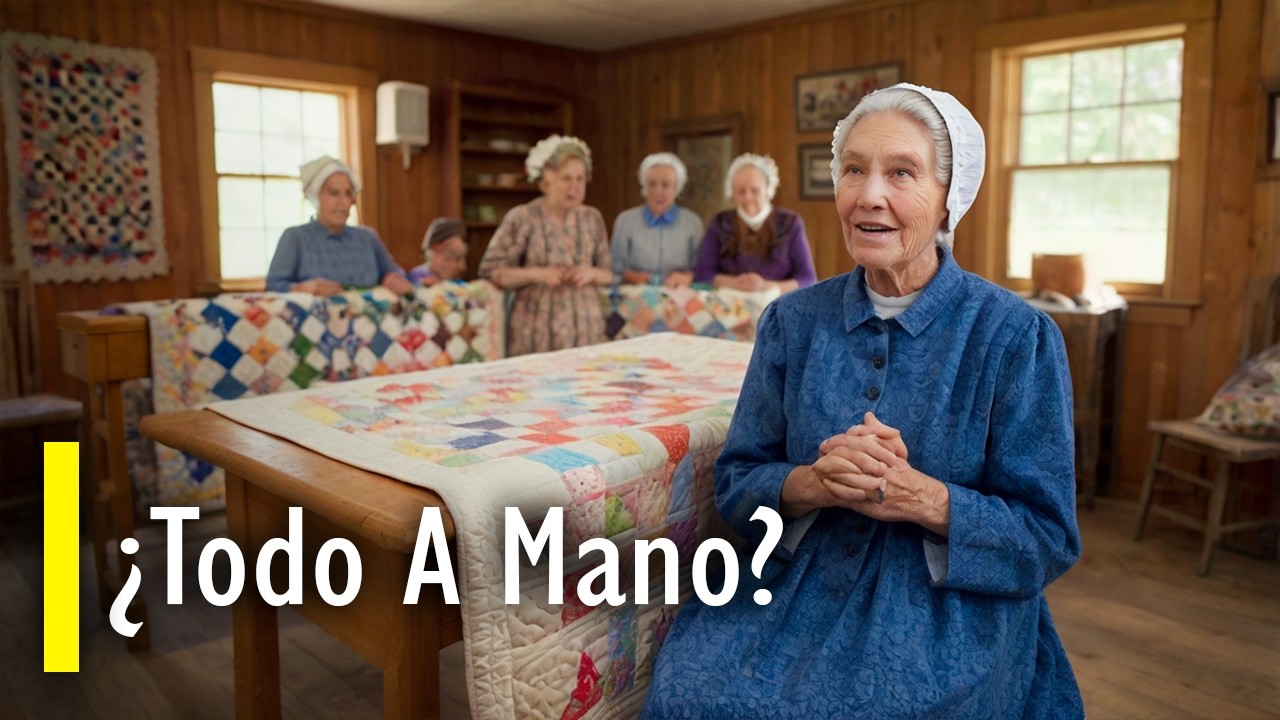 El Ingenioso Método Amish Para Hacer Colchas A Mano Sin Tecnología