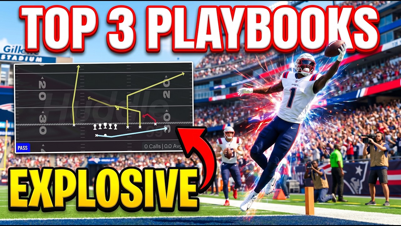 The UPDATED Best Offensive Playbooks in Madden 26! 🔥 (USE THESE 3)