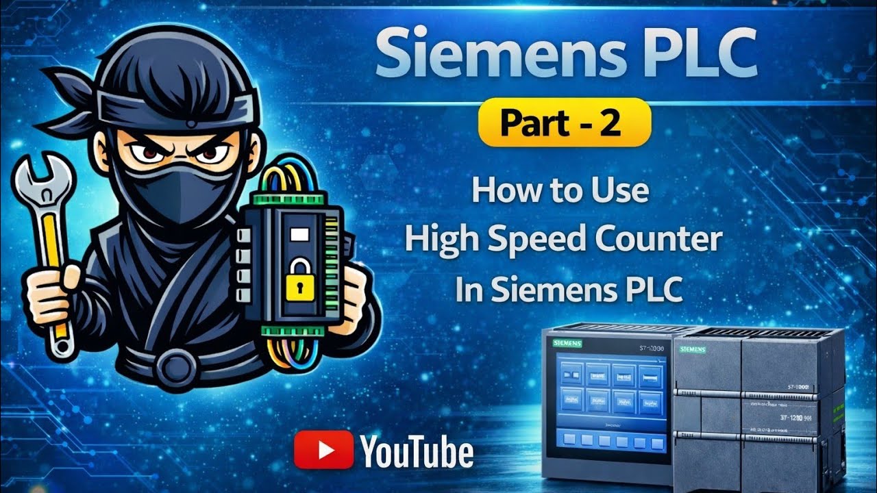 How to Used High Speed Counter (HSC) Logic In Siemens S7 1200 PLC