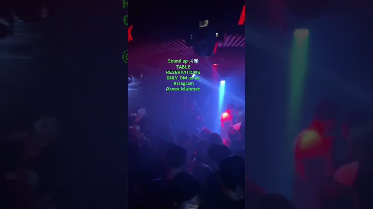 Gangnam, Seoul Korea nightclub Club Race. TABLE RESERVATIONS ONLY. DM us on Instagram @seoulclubrace