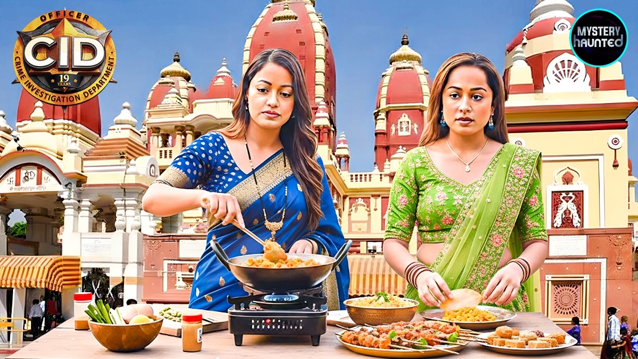 अपराधी को पकड़ने के लिए कालकाजी मंदिर, के सामने खाना बनाने पहुंची पूर्वी और श्रेया | CID Story