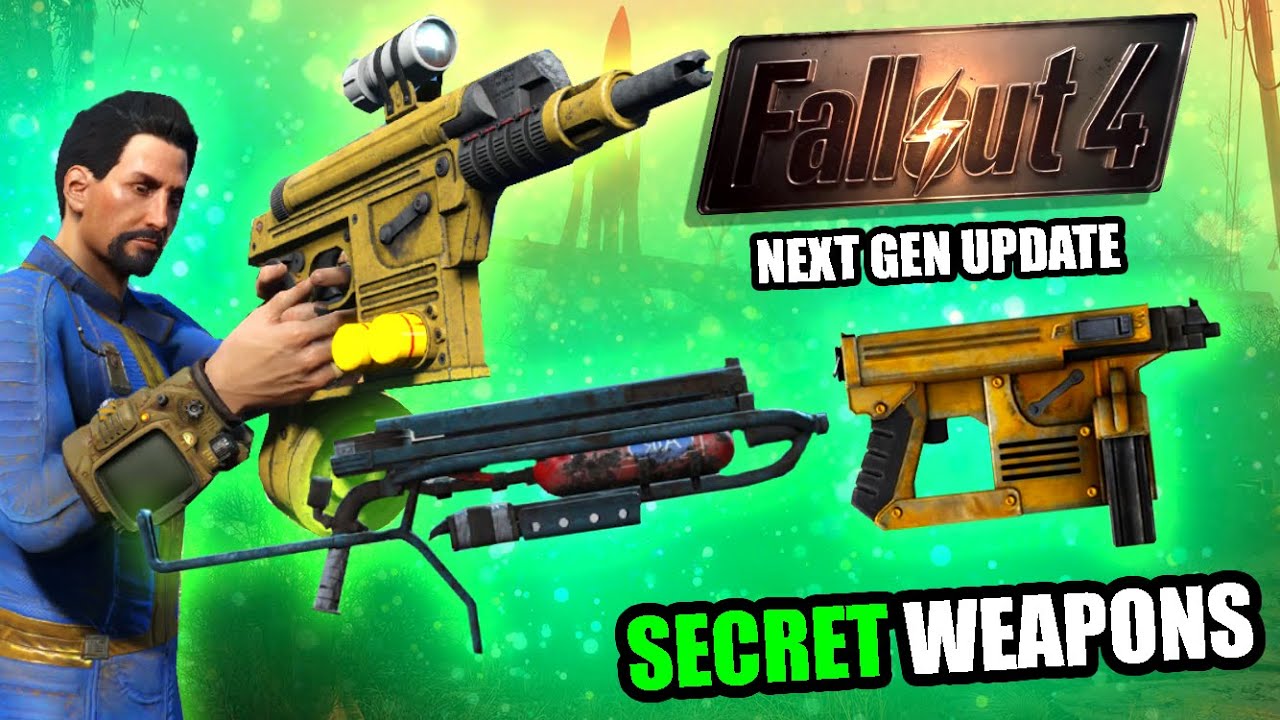 Секретное оружие для обновления Fallout 4 Next Gen! Местоположение гвоздомёта и пусковой установк...