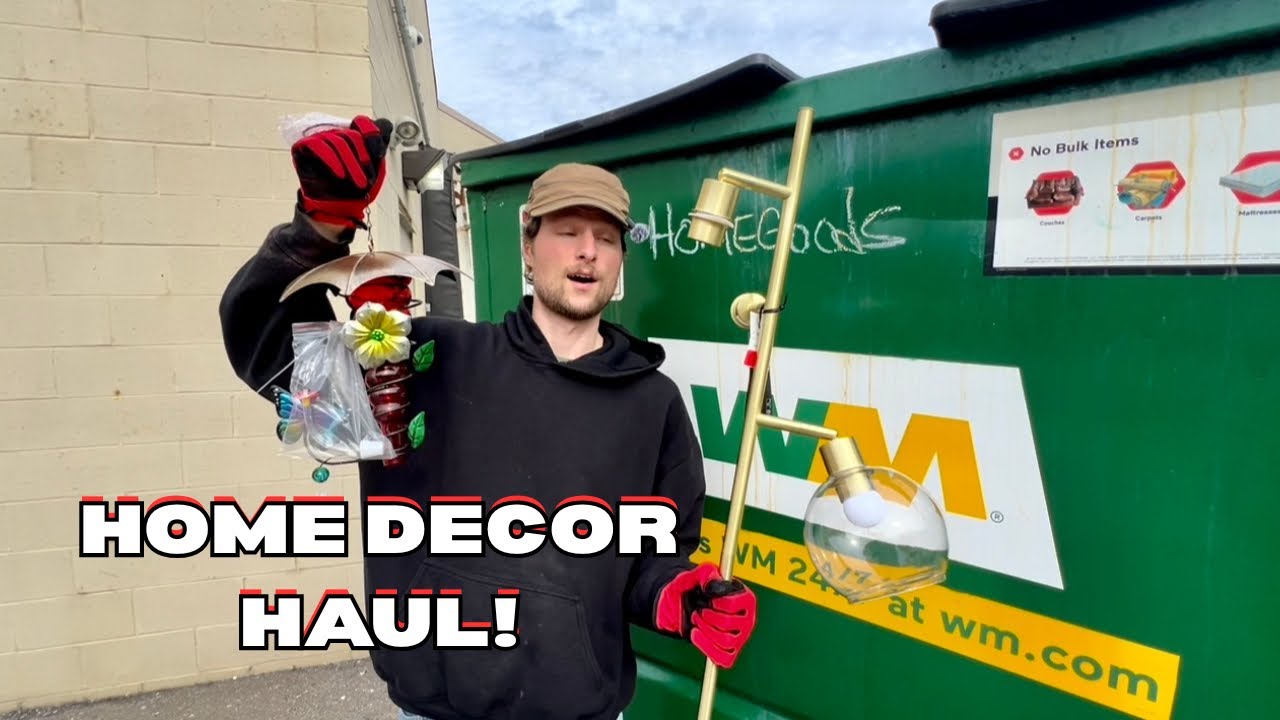 Потрясающая находка для украшения дома, найденная в мусорном контейнере!