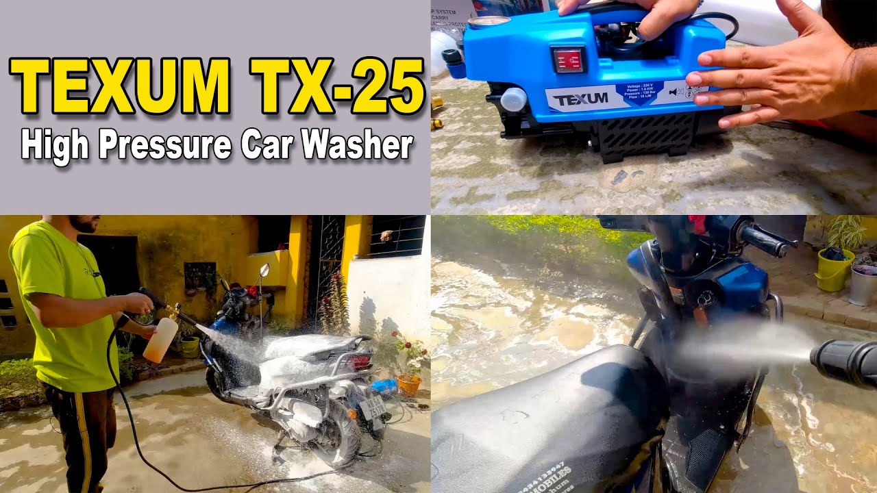 Texum TX25 High Pressure Car Washer || 1800Watt Car Pressure Washer