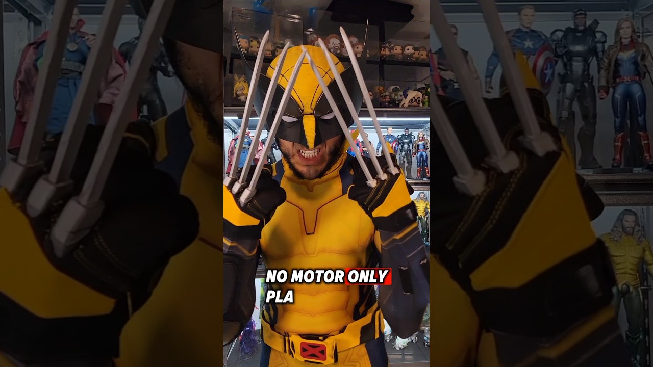 Wolverine💛 Retractable Claws DIY  #youtubeshorts #trending #shorts #cosplay