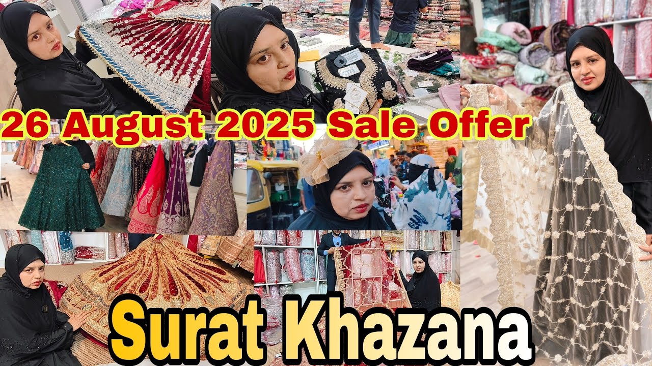 50% Surat Khazana Shivajinagar August Collection 2025 Shivajinagar Ibrahim Street Commercial Street 