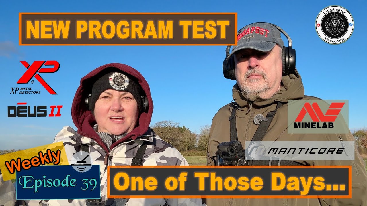 Metal detecting - Weekly episode #39 - New Lionheart Coin Program Test - First finds