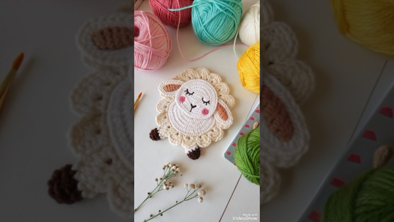 crochet applique design ideas for baby dress #crochettutorial #crochetitems #crochetapplique