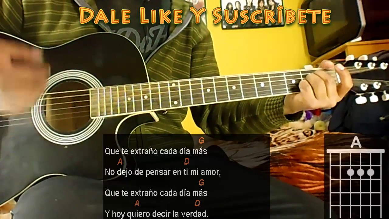 Cómo Tocar - Te Quiero de Los Temerarios (Cover) Mi Acorde Favorito