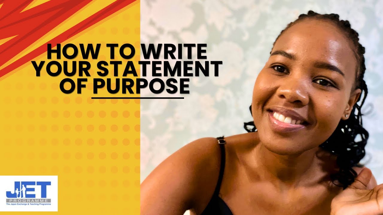 How to write your Statement of Purpose | JET Program |  South African Abroad