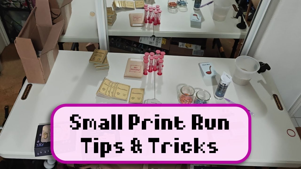 Small Print Run Tips and Tricks (Vlog 10/2025)