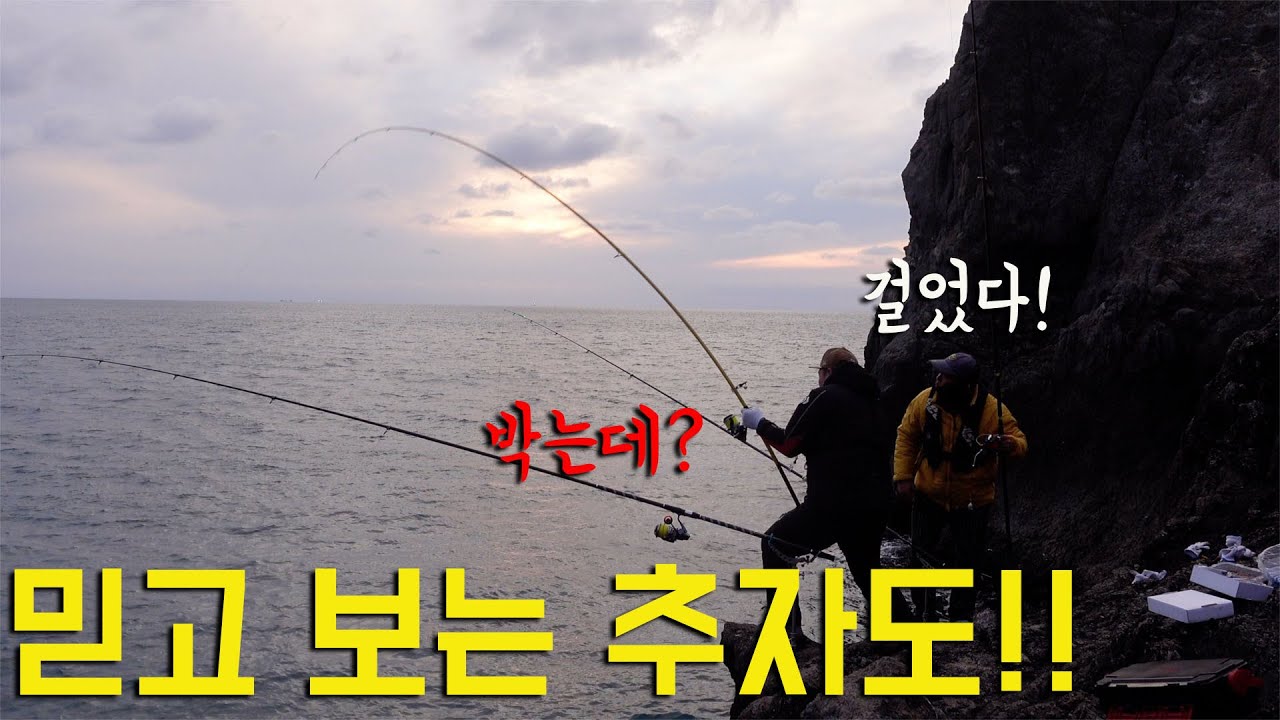 역시 낚시 천국 추자도?! 첫날 부터 고급어종 잡고 회까지 먹어보니 최고!!