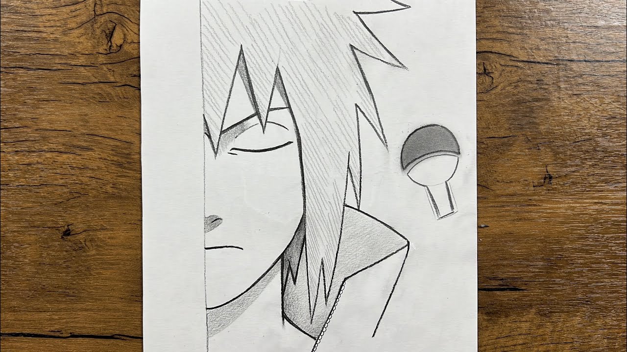Easy sasuke drawing for beginners | how to draw sasuke uchiha step-by-step