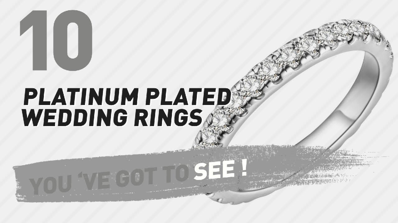 Platinum Plated Wedding Rings Top 10 Collection // UK New & Popular 2017