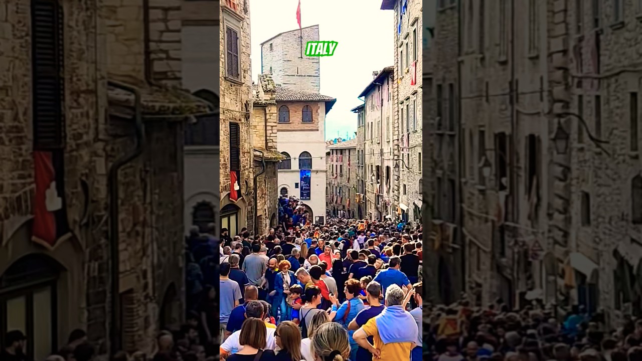 Gubbio, Italy, the Beautiful Medieval Town in Umbria