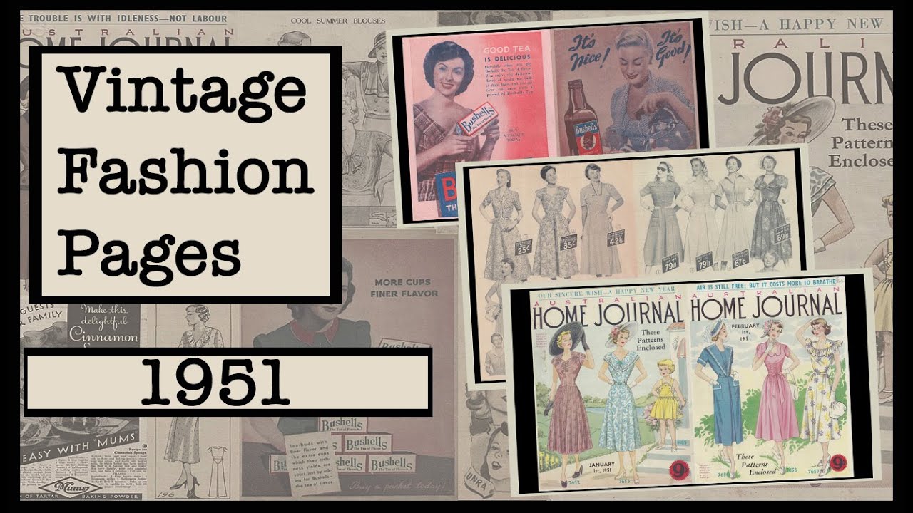 1951 Fashions - all fashion, no talking.