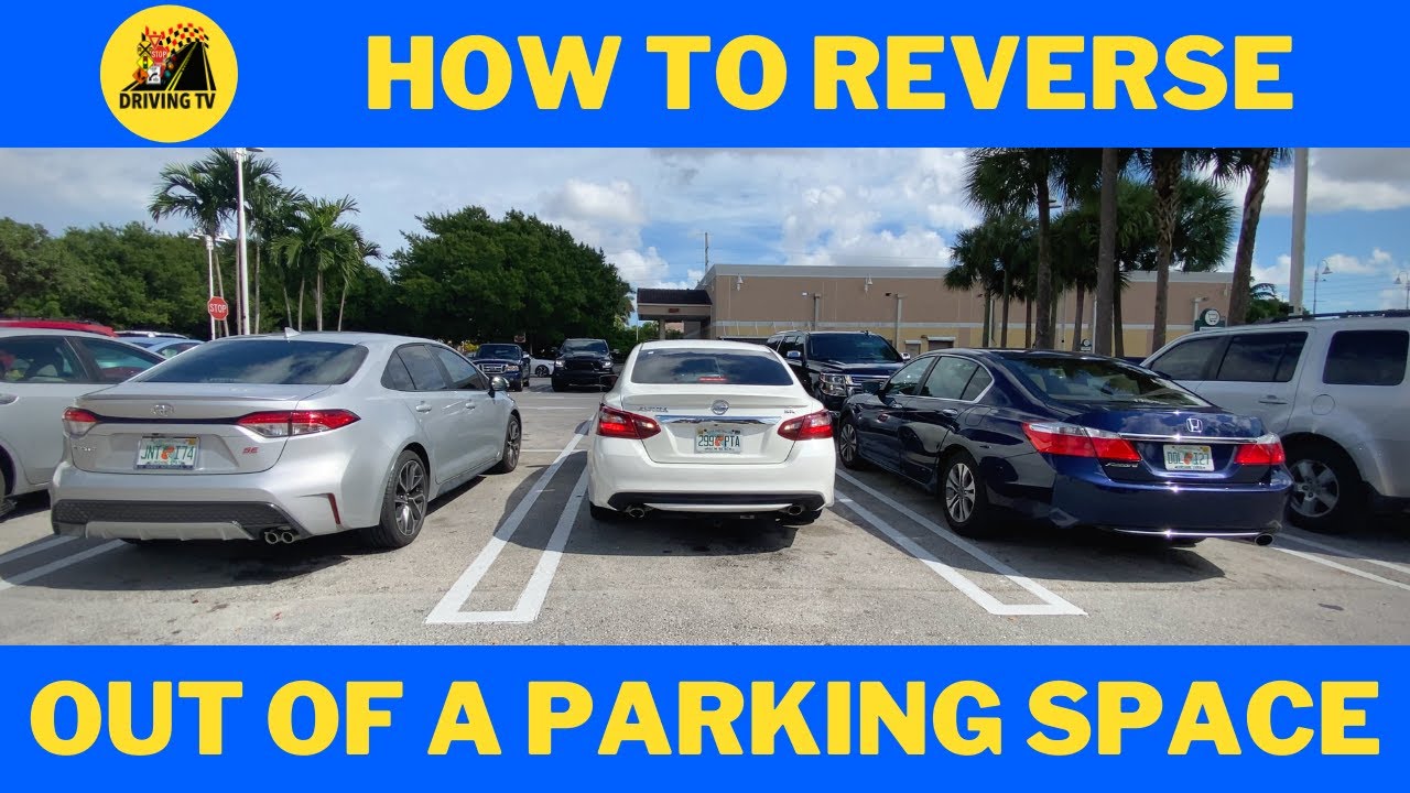 HOW TO REVERSE OUT OF A PARKING SPACE (Driving Tutorial for beginners)