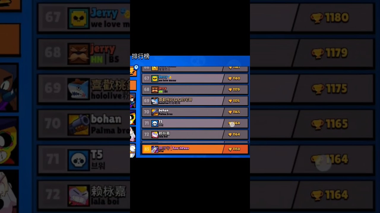 Shelly Malaysia TOP 100 🔥#brawlstars