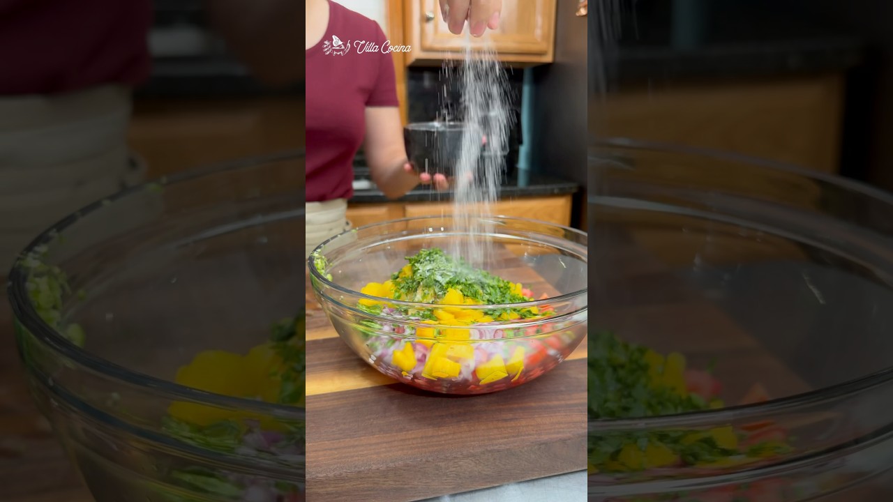 Easy pineapple salsa #shorts
