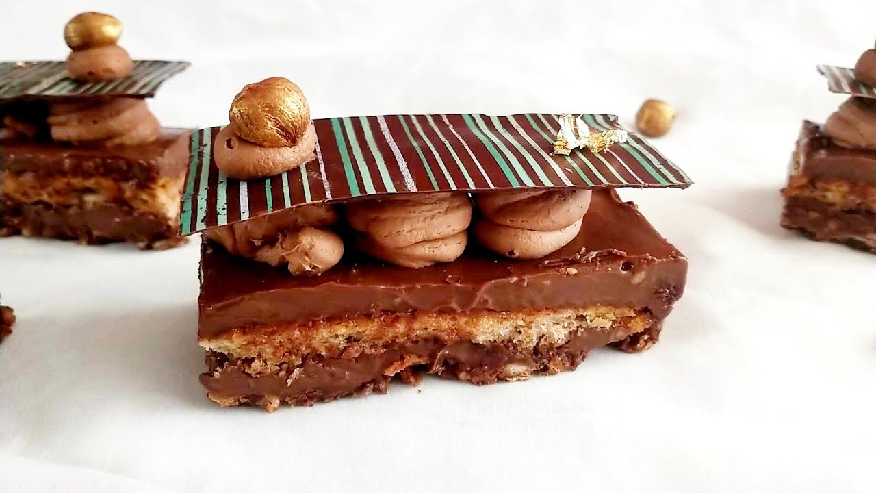 جاتو لبيتي أنتوان الفرانسي(انتوان الصغير) بنكهة البراليني و الشكلاطة gâteau le petit antoine