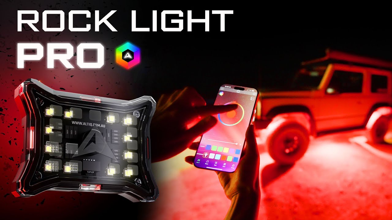 ALTIQ&trade; ROCK LIGHT PRO - Рабочий фонарь | RGB-W | Управление через приложение