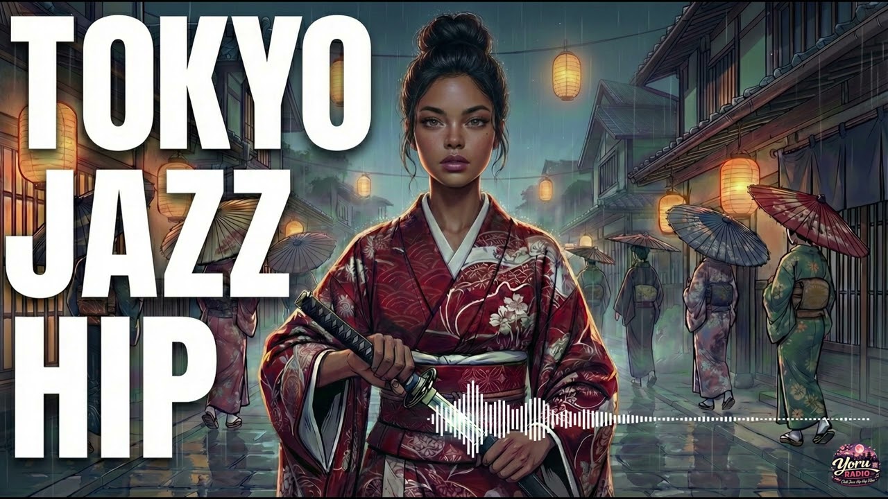 Playlist Tokyo Night Chill Jazzhop 🌃 | Smooth Vocals & Groovy Beats • Relax • Drives 🎧
