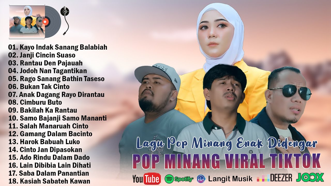 Lagu Minang Terbaru 2025 Full Album ~ Pop Minang Terpopuler 2025 ~ Enak Didengar Saat Santai