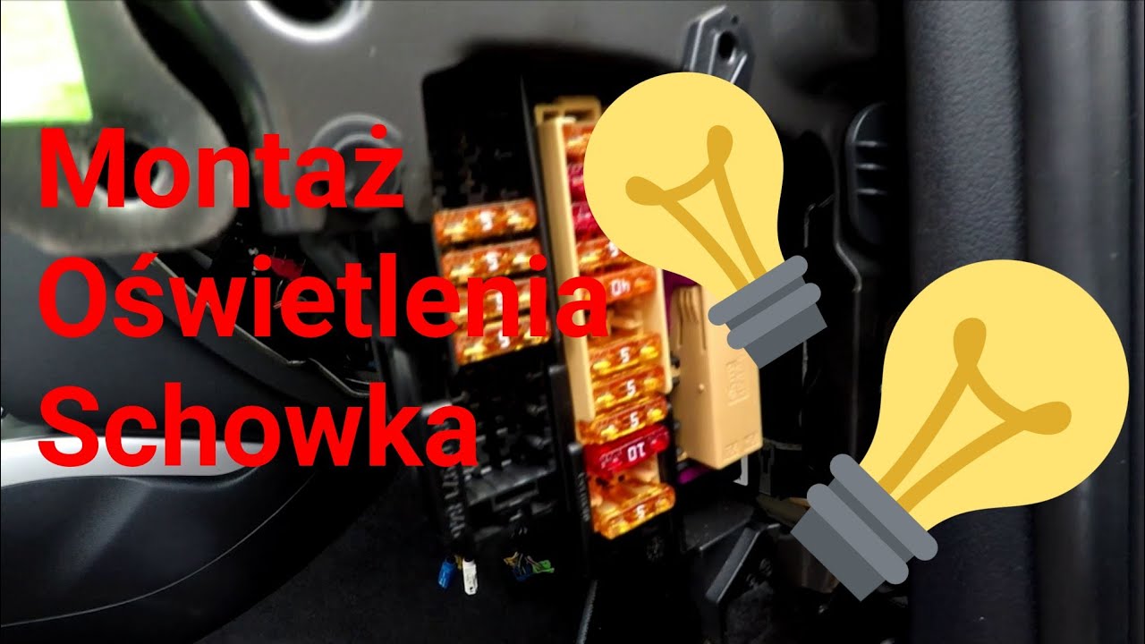 Audi A4/A5/Q5 B8 Montaż oświetlenia schowka/Installation of clipboard lighting DIY
