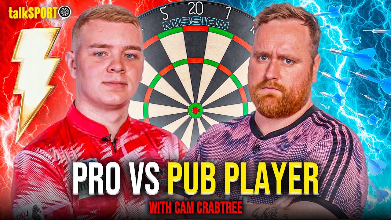 CAM CRABTREE VS PUB DARTS PLAYER | FIRST TO THREE LEGS, 501