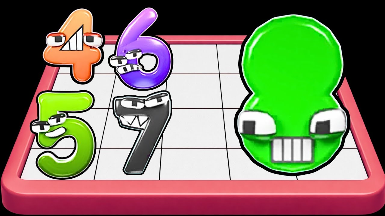 Merge Number Run | Alphabet Lore, Number Lore, Merge Monster Battle - Max Level Gameplay 