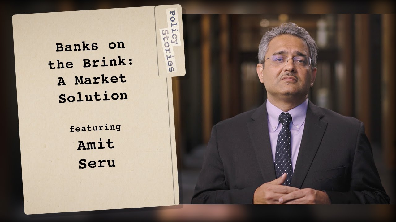 A Market Test to Avoid Another Government Bank Bailout with Amit Seru | Policy Stories