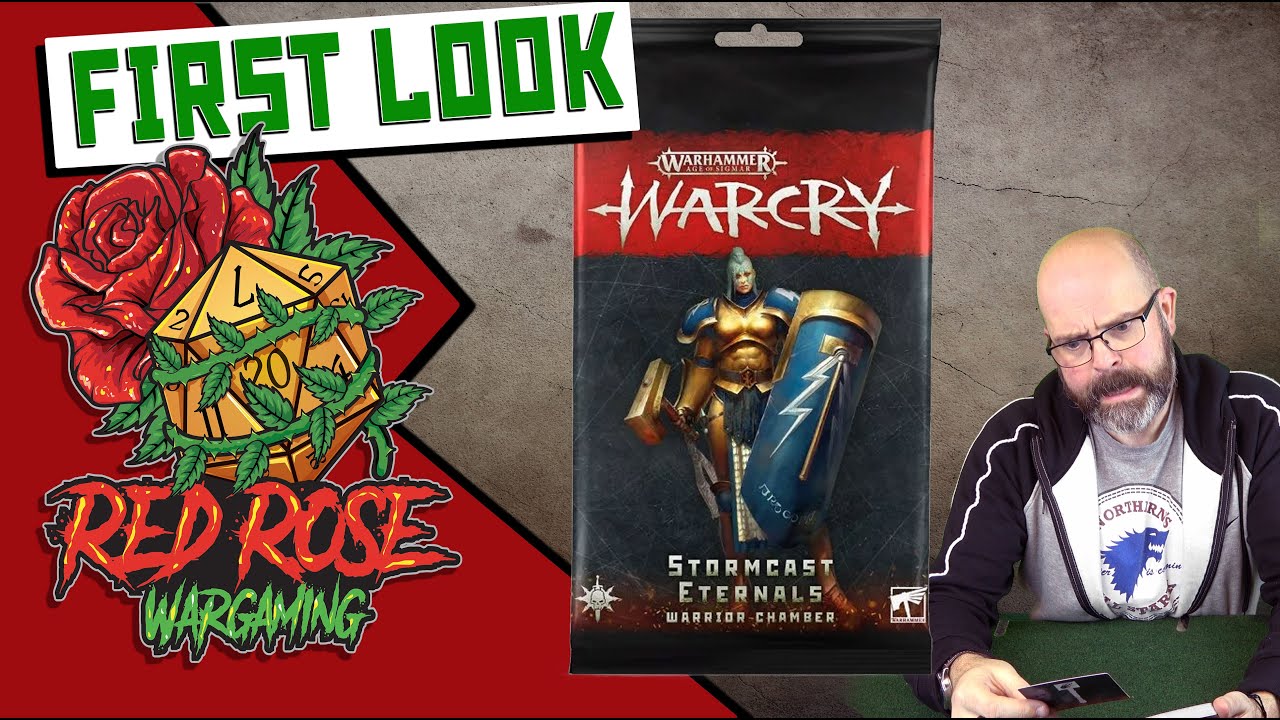First Look - Stormcast Eternals Warrior Chamber Cards for Warcry