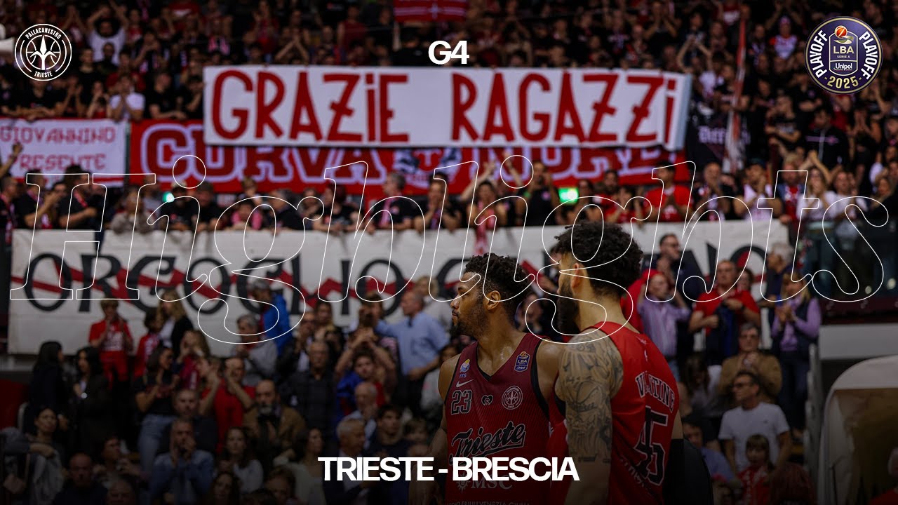 Game4 #Playoffs | Pallacanestro Trieste - Germani Brescia | 24.05.2025 | LBA #highlights
