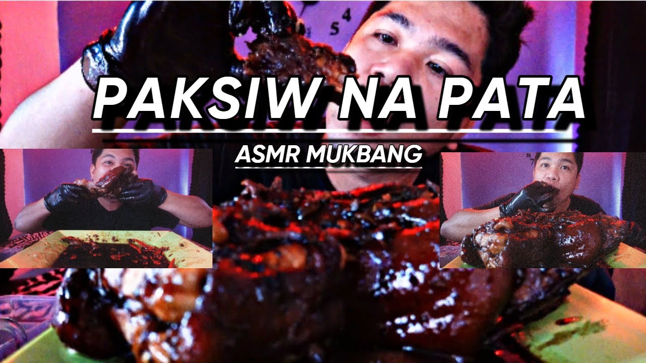 PAKSIW NA PATA ASMR MUKBANG SUPER SPICY