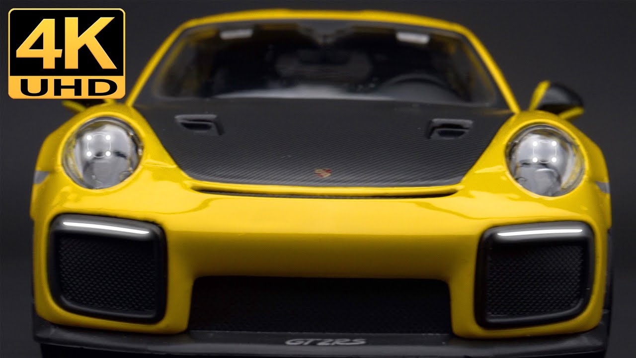Porsche 911 GT2 RS, 4K UHD - 1/24 Maisto