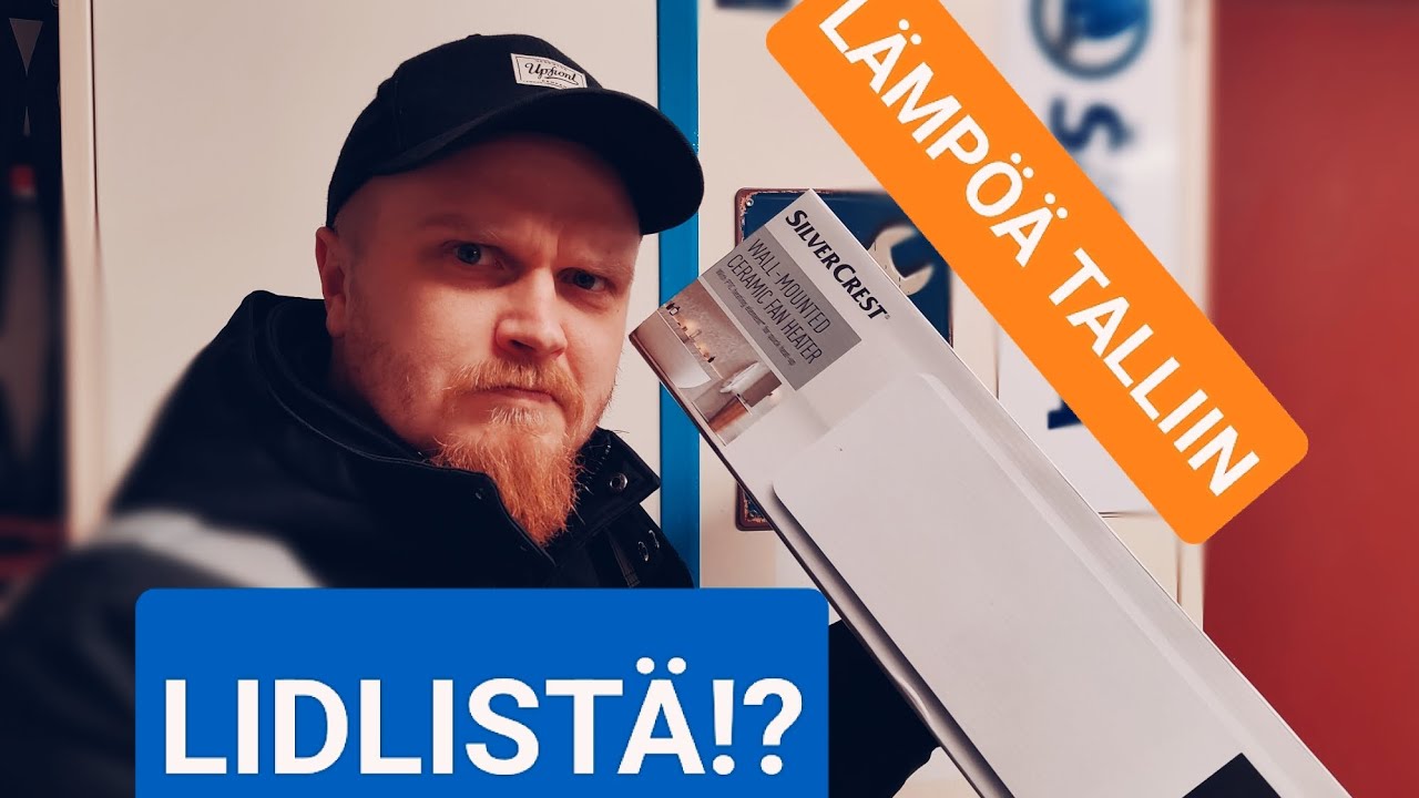 Keraaminen lämpöpuhallin tallin seinälle