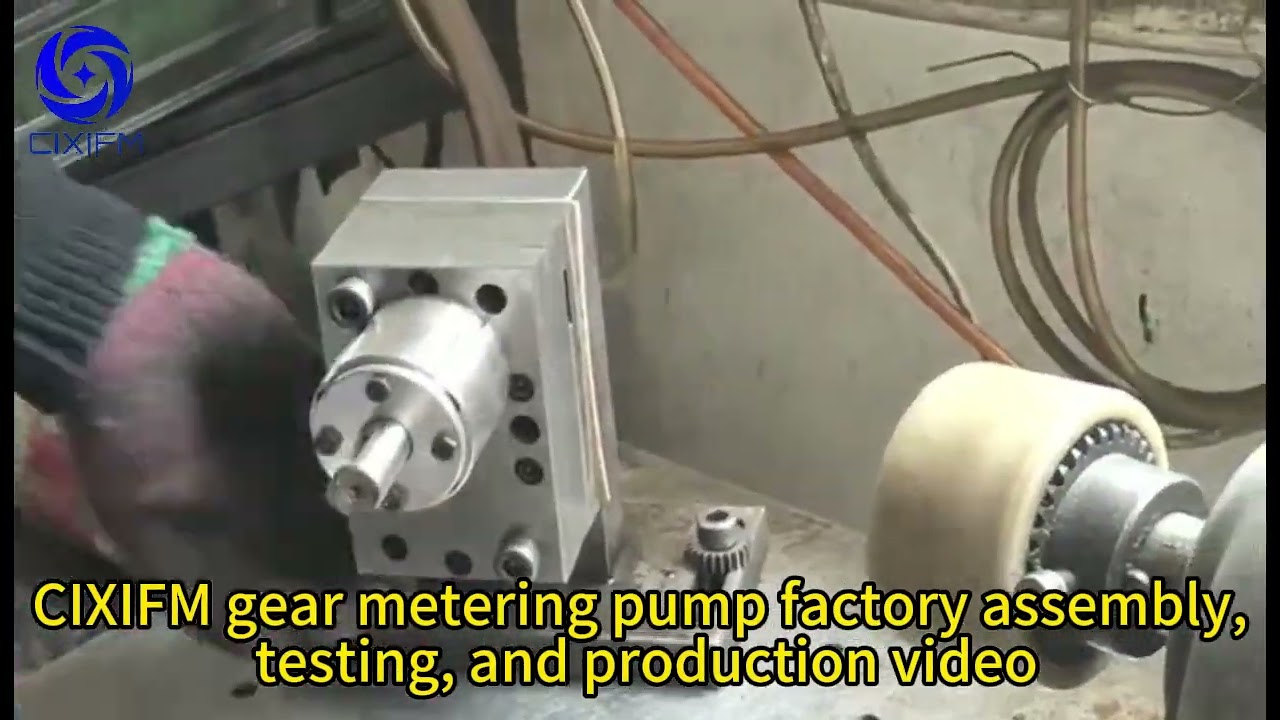 CIXIFM gear metering pump factory assembly, testing, and production video #gearpump #meteringpump