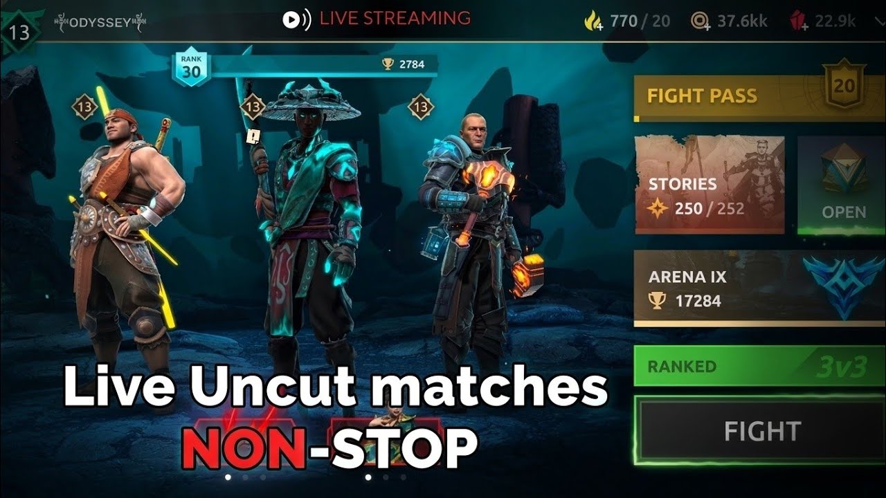Raw UNCUT Ranked Matches (Win or loss doesn't Matter ) intensity..... 📈| Shadow Fight 4 Arena 