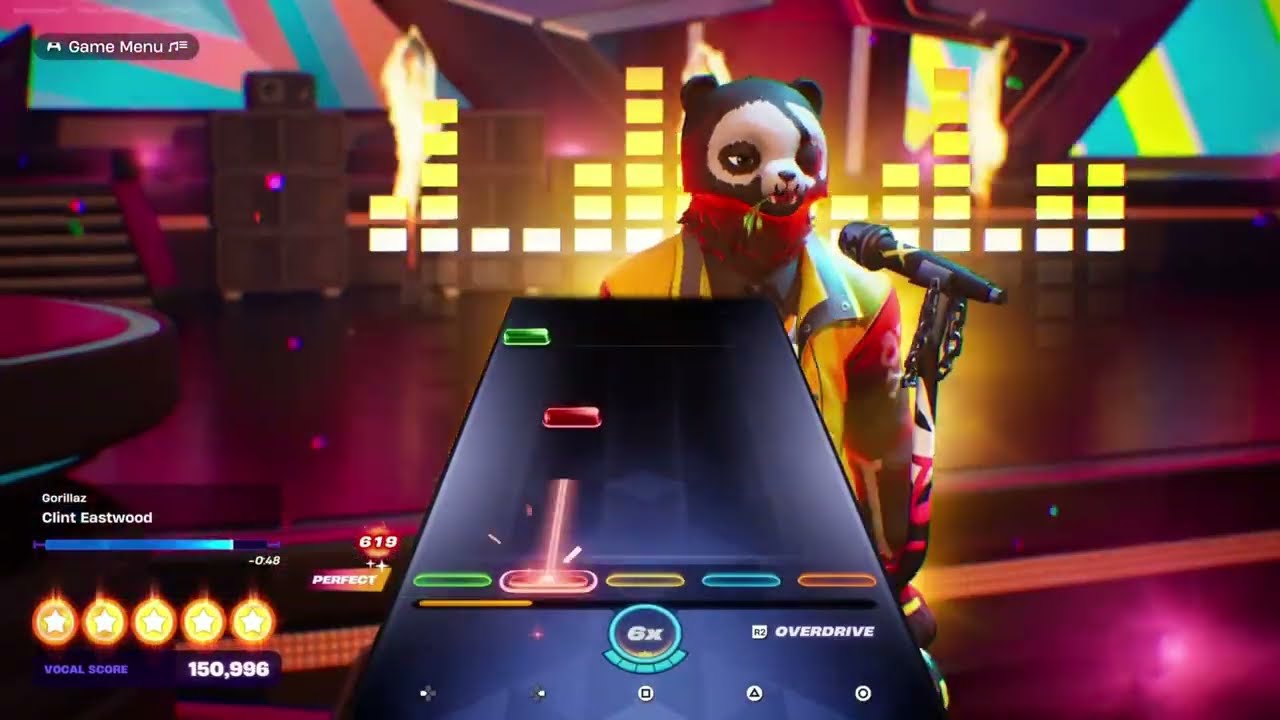 Fortnite Festival: 100% Clint Eastwood by Gorillaz (Vocals) Expert