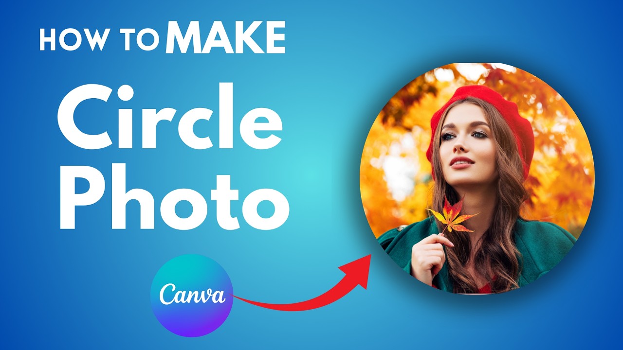 Как сделать фотографию в форме круга в Canva для начинающих (2026)
