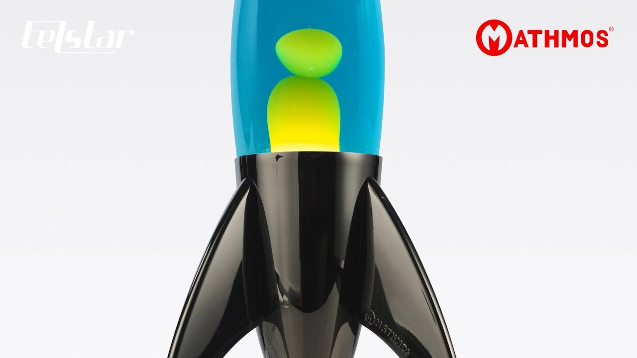 Mathmos Telstar Rocket Lava Lamp - Black