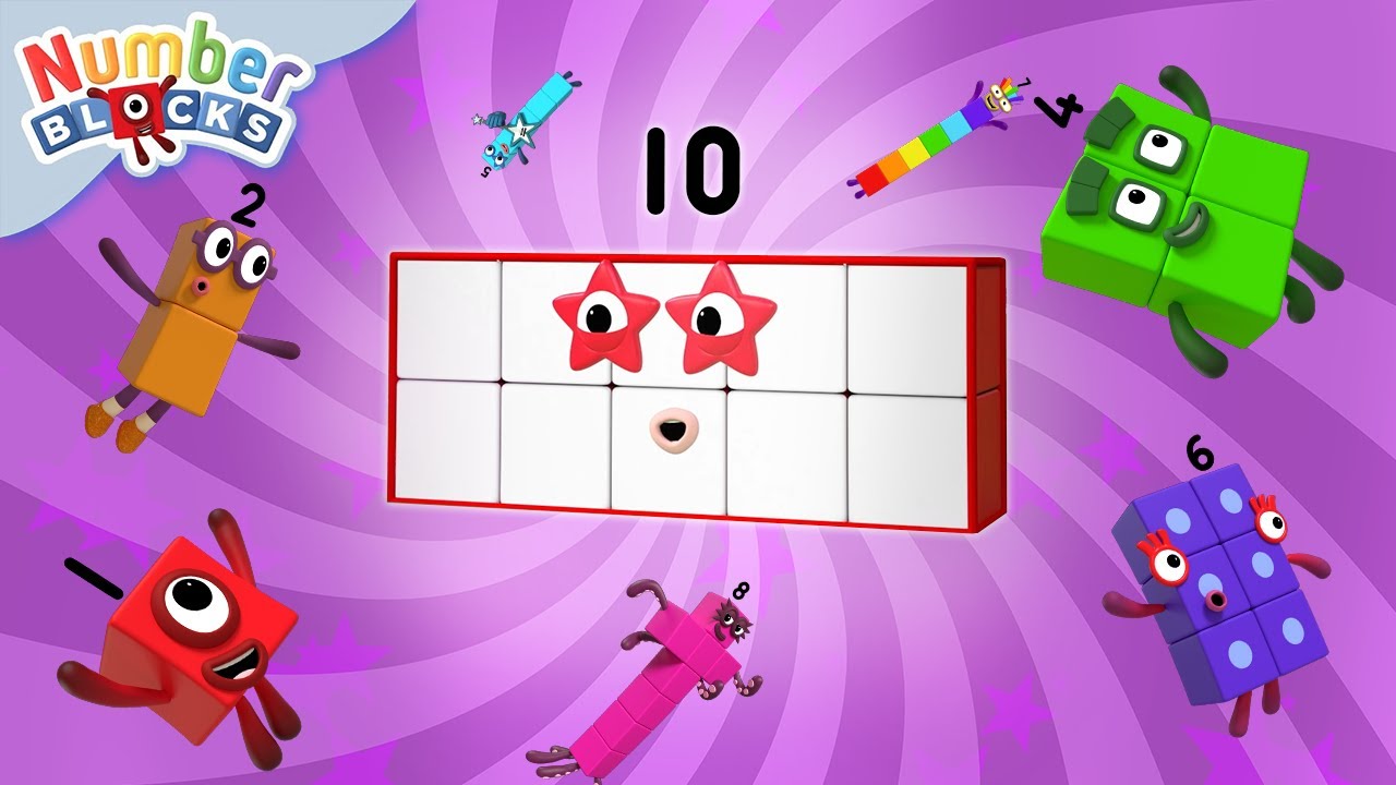 Aprende a contar: del 1 al 10 | Dibujos animados para niños | Numberblocks en Español